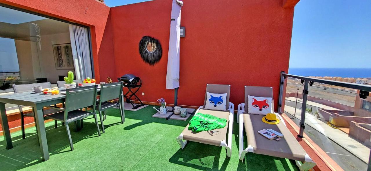 Ferienhaus Casa Caleta - Caleta Fuste - Meerblick - Pool - Glasfaserinternet Caleta De Fuste Ngoại thất bức ảnh