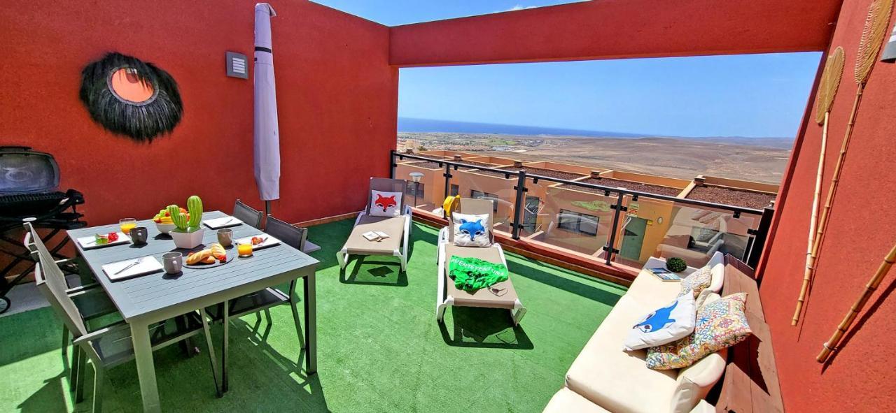 Ferienhaus Casa Caleta - Caleta Fuste - Meerblick - Pool - Glasfaserinternet Caleta De Fuste Ngoại thất bức ảnh